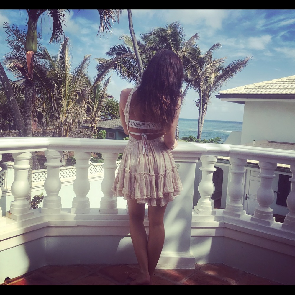 free people 200 degrees dress perfect small cream